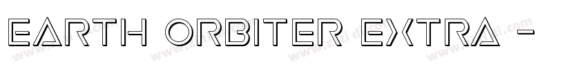 Earth Orbiter Extra 字体转换